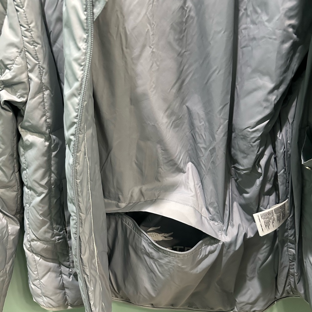 Lacoste Light Gray Puffer Jacket - image 5